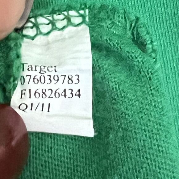 Cherokee T Shirt Ultimate Tee Boys Size Large Solid Green Cotton Basics Spring‎ - Picture 4 of 4